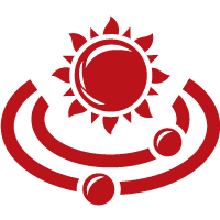 Space City Web Design, Houston Web Design, Sun & Planets Icon